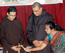 Mangaluru: Muhurat of Thisri Cheet, Konkani play by Wilfy Rebimbus held in city